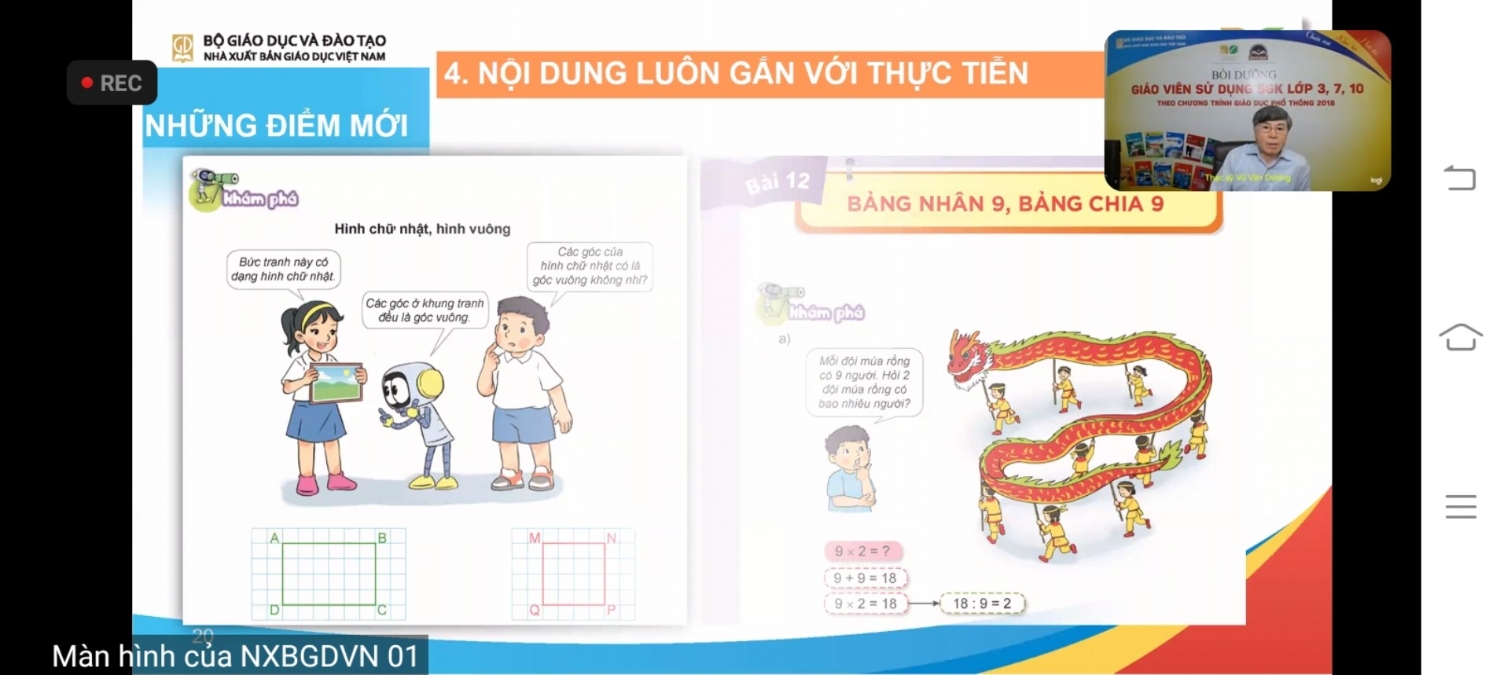 Tập huấn sách giáo khoa lớp 3 năm học 2022-2023 cho cán bộ quản lý, giáo viên